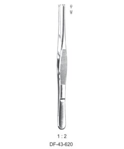 Standard Tissue Forceps, Str, 1:2 Teeth, 13Cm (SS-43-620)