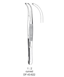 Standard Tissue Forceps, Cvd, 1:2 Teeth, 13Cm (SS-43-622)