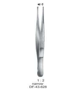 Standard Tissue Forceps, Str, 1:2 Teeth, Narrow, 14.5Cm (SS-43-628)