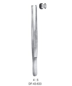 Standard Tissue Forceps, Str, 4:5 Teeth, 16Cm (SS-43-633)