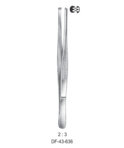 Standard Tissue Forceps, Str, 2:3 Teeth, 18Cm (SS-43-636)