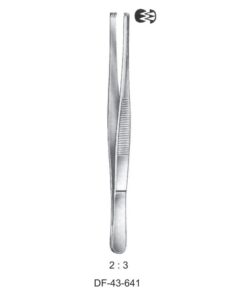 Standard Tissue Forceps, Str, 2:3 Teeth, 25Cm (SS-43-641)
