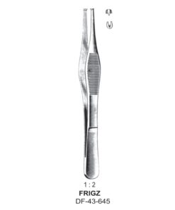 Slick Tissue Forceps, Str, 1:2 Teeth, 13cm