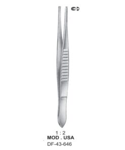 Mod.Usa Tissue Forceps, Str, 1:2 Teeth, 13Cm  (SS-43-646)