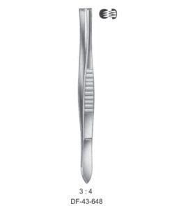 Mod.Usa Tissue Forceps, Str, 3:4 Teeth, 13Cm  (SS-43-648)