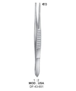 Mod.Usa Tissue Forceps, Str, 1:2 Teeth, 14.5Cm  (SS-43-651)