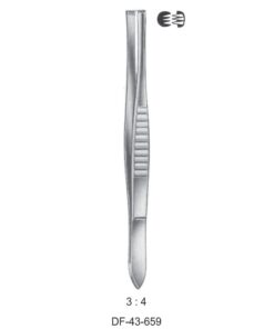Mod.Usa Tissue Forceps, Str, 3:4 Teeth, 15.5Cm  (SS-43-659)