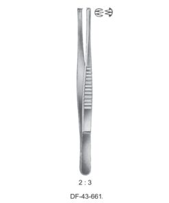 Mod.Usa Tissue Forceps, Str, 1:2 Teeth, 18.5Cm  (SS-43-661)