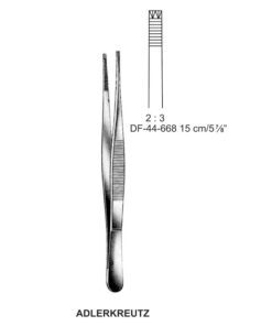 Adlerkreutz Tissue Forceps, Str, 2:3 Teeth, 15Cm  (SS-44-668)