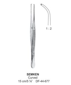 Semken Tissue Forceps, Cvd, 1:2 Teeth, 15Cm  (SS-44-677)
