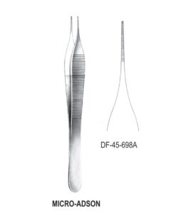 Micro-Adson Dressing Forceps, Str, Serrated, 15Cm (SS-45-698A)