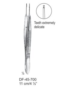 Tissue Forceps, Str, Teeth Extremely Delicte, 11Cm (SS-45-700)