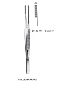 Stille-Barraya Tissue Forceps, 18Cm (SS-46-711)