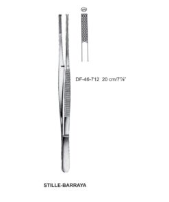 Stille-Barraya Tissue Forceps, 20Cm (SS-46-712)