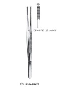 Stille-Barraya Tissue Forceps, 25Cm (SS-46-713)