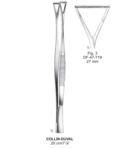 Collin-Duval Grasping Forceps, Fig.3, 27Mm, 20Cm (SS-47-719)