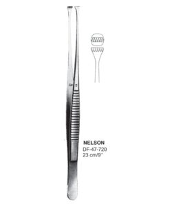 Nelson Tissue Forceps, 23Cm (SS-47-720)