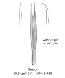Fine Pattern Forceps, Str, Smooth, 10.5Cm (SS-49-748)