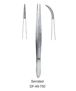 Fine Pattern Forceps, Str, Serrated, 10.5Cm (SS-49-750)