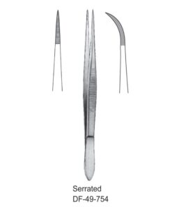 Fine Pattern Forceps, Str, Serrated, 11.5Cm (SS-49-754)