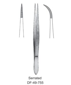 Fine Pattern Forceps, Cvd, Serrated, 11.5Cm (SS-49-755)