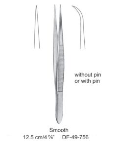 Fine Pattern Forceps, Str, Smooth, 12.5Cm (SS-49-756)