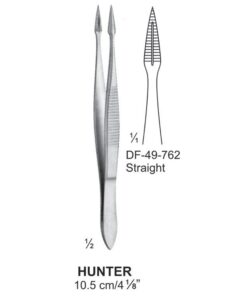 Hunter Splinter Forceps, Str, 10.5Cm (SS-49-762)
