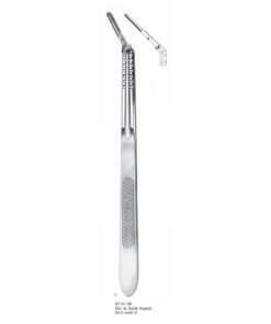 Scalpel Handle No.4L, Solid, Angled, 20.5Cm  (SS-5-139)