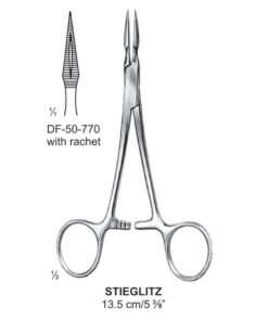 Stieglitz Splinter Forceps, With Rachet, Str, 13.5Cm (SS-50-770)