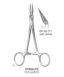 Stieglitz Splinter Forceps, With Rachet, Cvd, 13.5Cm (SS-50-771)