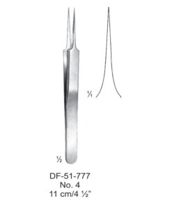Jewelers Micro Forceps, No.4, Str, 11Cm (SS-51-777)