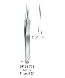Jewelers Micro Forceps, No.5, Str, 11Cm (SS-51-778)
