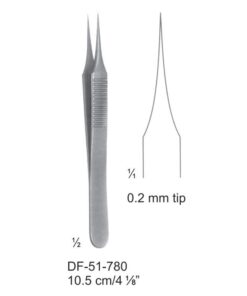 Micro Forceps, 0.2Mm Tip, Str, 10.5Cm (SS-51-780)