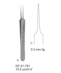 Micro Forceps, 0.3Mm Tip, Str, 10.5Cm (SS-51-781)