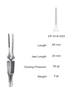 Diethrich  Bulldog Clamps, Str, 60Mm (SS-51A-023)