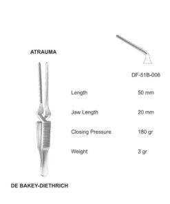 Debakey Bulldog Atrauma Bulldog Clamp, Cvd, 50Mm (SS-51B-006)