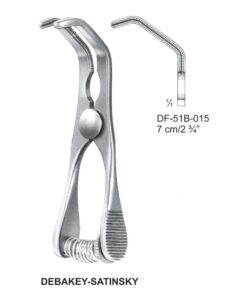 Debakey-Stainsky Atrauma Bulldog Clamp, 7Cm (SS-51B-015)