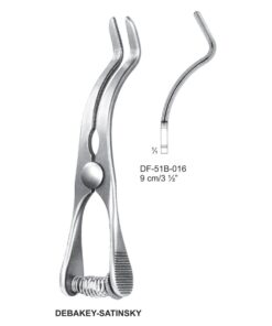 Debakey-Stainsky Atrauma Bulldog Clamp, 9Cm (SS-51B-016)
