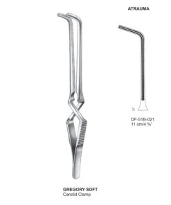 Gregory Soft Atrauma Bulldog Clamp, 11Cm (SS-51B-021)