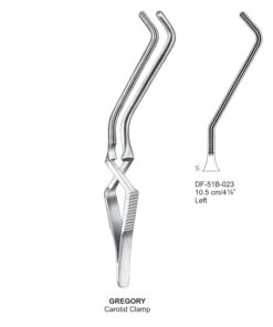 Gregory Atrauma Bulldog Clamp, Left, 10.5Cm (SS-51B-023)
