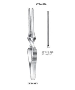 Debakey Atrauma Bulldog Clamp, Str, 10Cm (SS-51B-026)