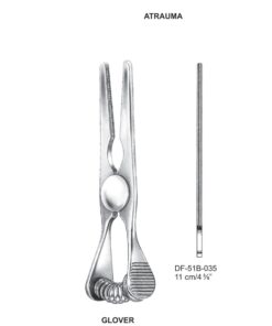 Glover Atrauma Bulldog Clamp, Str,  11Cm (SS-51B-035)