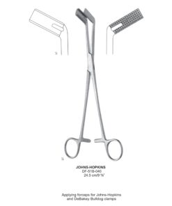 Johns-Hopkins Applying Forceps For Johns-Hopkins And Debakey Bulldog Clamps, 24.5Cm (SS-51B-040)