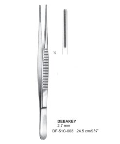 Debakey Atrauma Forceps, Str, 24.5Cm, 2.7Mm (SS-51C-003)