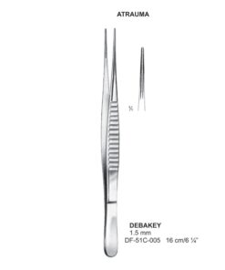 Debakey Atrauma Forceps, Str, 16Cm, 1.5Mm (SS-51C-005)