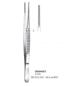 Debakey Atrauma Forceps, Str, 24.5Cm, 2Mm (SS-51C-010)