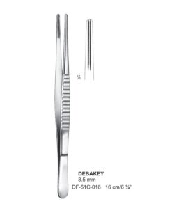 Debakey Atrauma Forceps, Str, 16Cm, 3.5Mm (SS-51C-016)