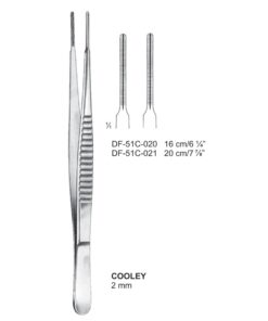 Debakey Atrauma Forceps, Str, 16Cm, 2Mm (SS-51C-020)