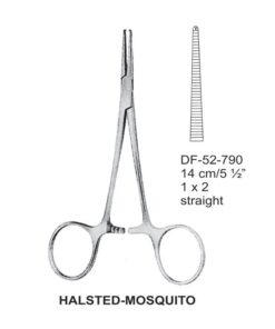 Halsted-Mosquito Artery Forceps, Str, 1X2 Teeth, 14Cm (SS-52-790)
