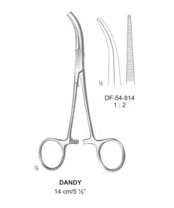 Dandy Artery Forceps, Cvd, 1X2 Teeth, 14Cm (SS-54-814)